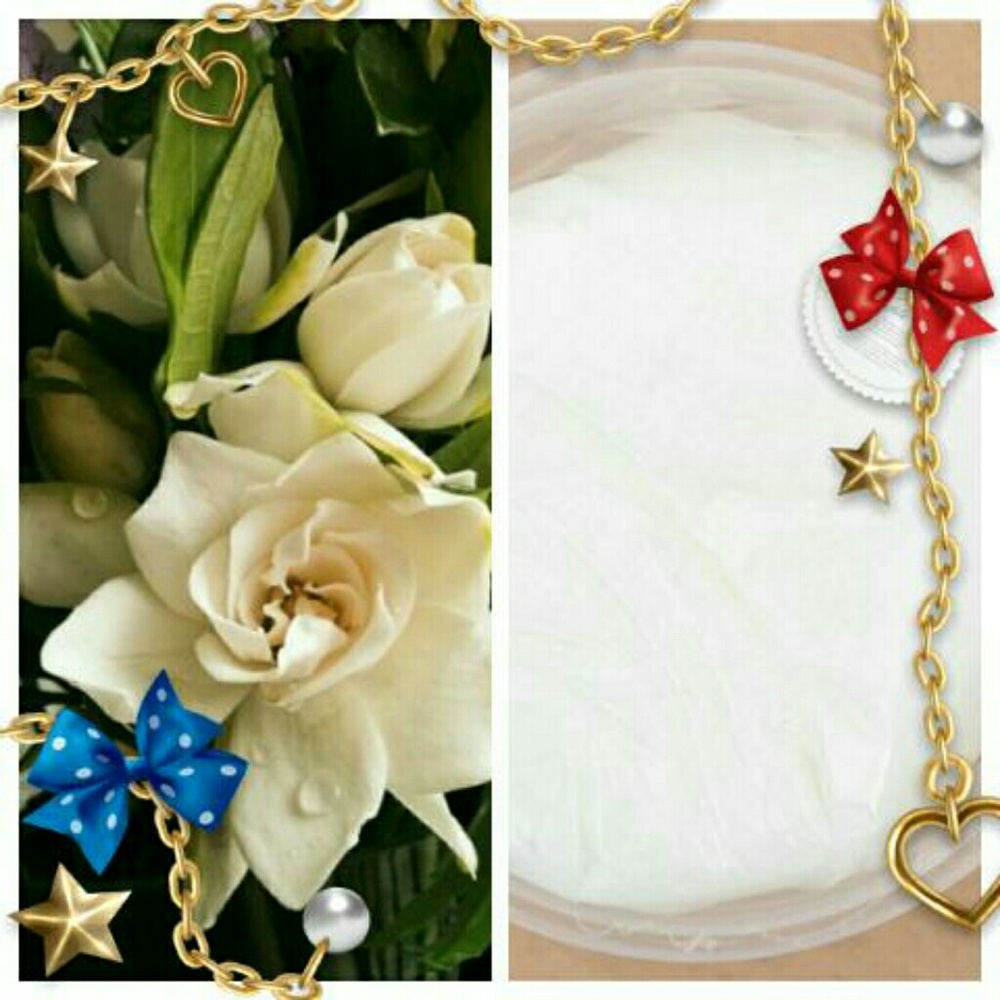 Gardenia flower slime